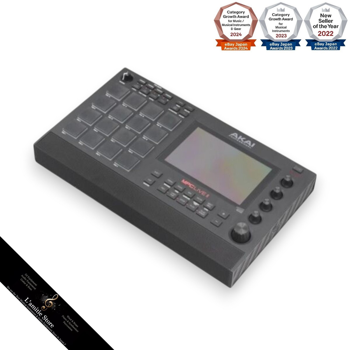 Akai Professional MPC Live II &Deck saver Standalone Sampler