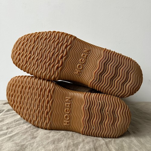 Hogan Fur Y2K Vintage Brown Boots Size W's US 9.5 M's US 7 UK 6.5 - Picture 4 of 10