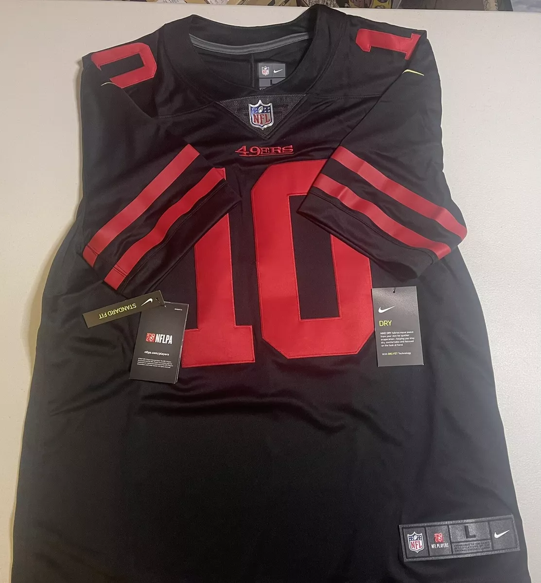 Men's San Francisco 49ers Jimmy Garoppolo Red Game Player Jersey