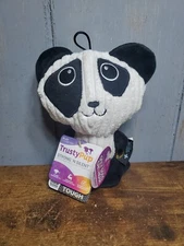 BRAND NEW! TrustyPup Panda Bear Dog Toy with Silent Squeaker Technology-Medium