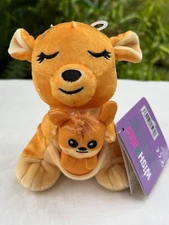 Disney Parks Wishables  "it's a small world" Kangaroo & Joey Plush Toy 5" H NWT