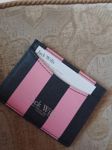 Jack Wills card holder pink and blue - Picture 1 of 2