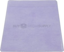 Non woven Purple Color Plastic Sleeve CD/DVD Double-sided Lot