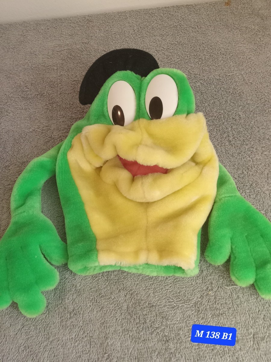 Vtg Applause Michigan Frog Hand Puppet Warner Bros Mascot
