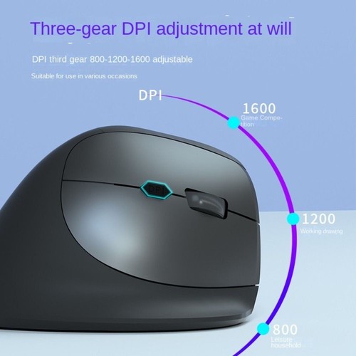 2.4G Ergonomic Optical Mouse 800/1200/1600DPI Gaming Mice E-sports Gamer - Picture 3 of 22