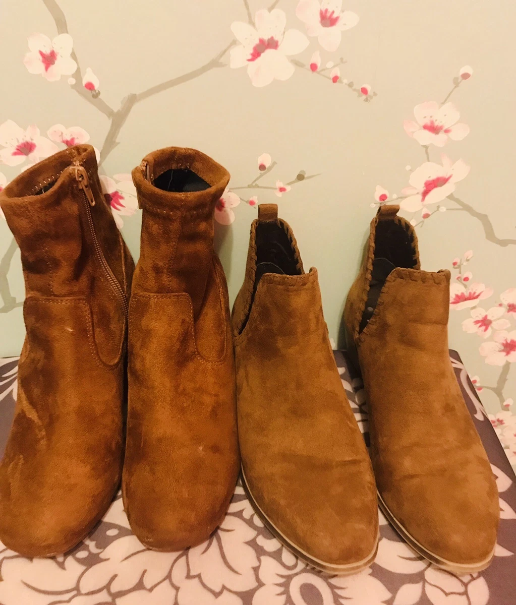 River island tan boots hot sale