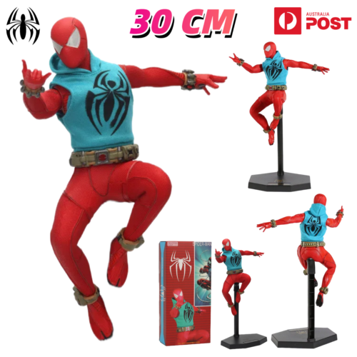 The Scarlet Spider Action Figure Amazing Spider-Man PVC Model Kid Toy Gift Boxe - Picture 1 of 10