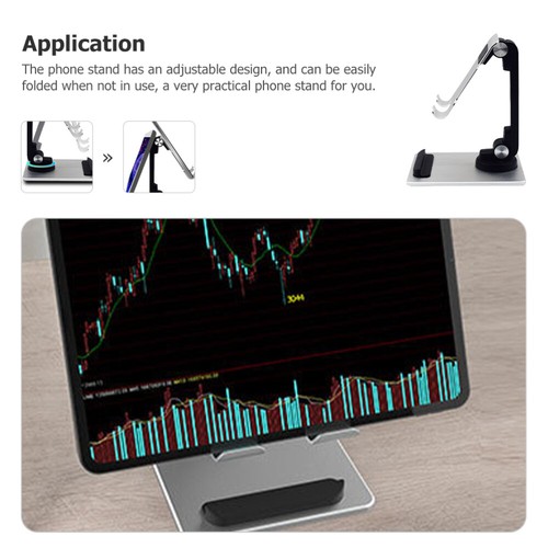 Rotating Folding Phone Stand Office Cell for Desk Desktop Holder - 第 8/12 張圖片