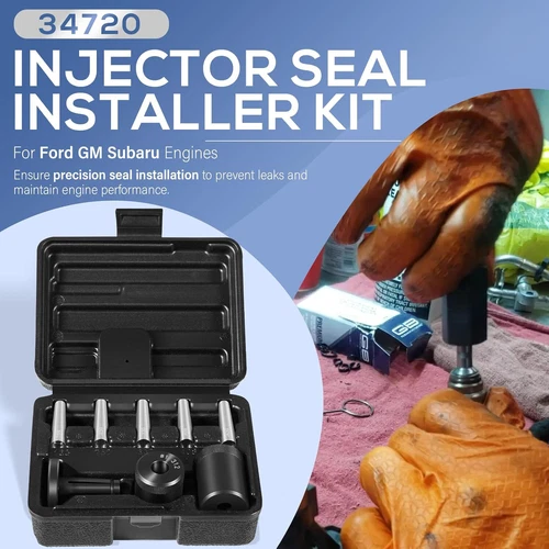 34720 Injector Seal Installer Kit Fit for Many Ford GM & Subaru Engines (8PCS) - Bild 2 von 10
