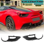 Fog Light Cover Carbon For Ferrari 488 GTB Coupe 488 Spider Convertible