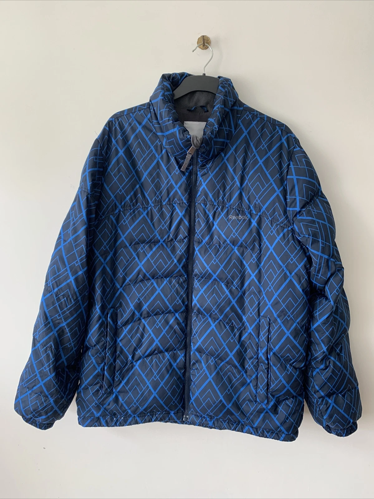 Reebok Navy Blue Down Puffer Jacket Size M