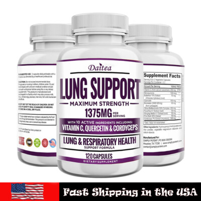 Strength Lung Support Supplement Respiratory Health Cleanse Detox Clear Lung