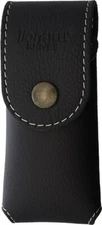 LionSTEEL Big Vertical Black Leather Knife Sheath 900FDV1PL