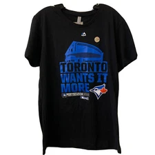 Next Level Majectic Tee Mens XXL Toronto Postseason Short Sleeve T-Shirt