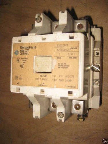 Westinghouse WH Size Sz 4 A201K4CX Contactor 135A 480V