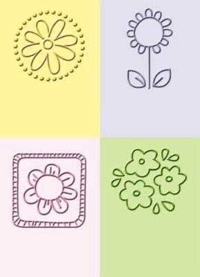 Cuttlebug Provo Craft Prägefolder -- Blumen