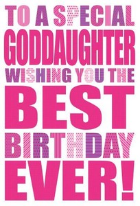 Disso Dio Happy Birthday To My Goddaughter