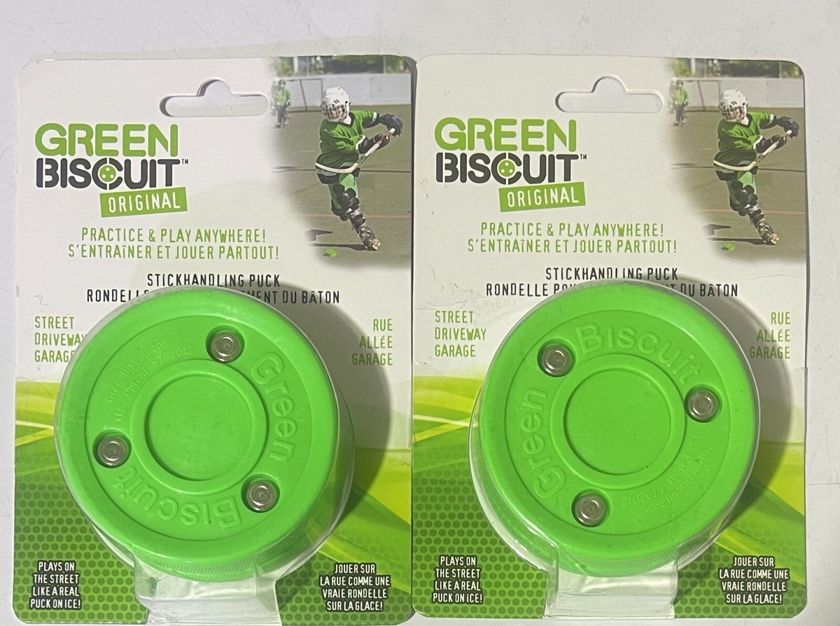Green Biscuit Pro – Eishockey Trainingspuck, 4,6 Oz, Hartplastik, Für Beton & Asphalt, Verbessert Puckhandling