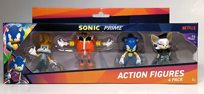 P.I.M. 2022 SEGA SONIC THE HEDGEHOG SONIC PRIME 4 PACK ACTION