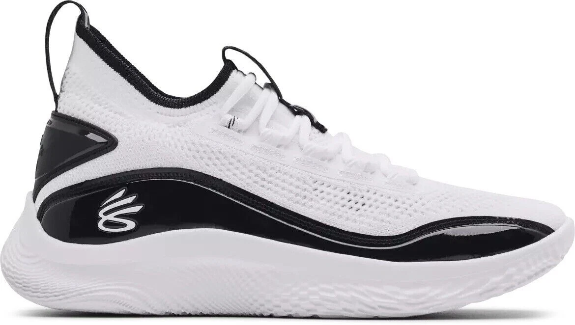 Under Armour Curry 8 NM White Black for sale | eBay