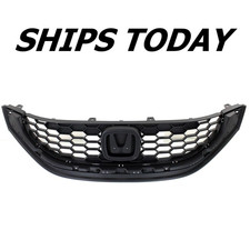 New Black Front Grille For 2013-2015 Honda Civic 4-door Sedan