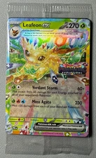 Pokemon Prismatic Evolutions Leafeon ex 006/131 Surprise Box Stamped Sealed QTY