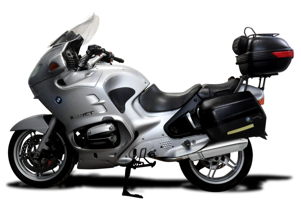 BMW R1150RT 2001-05 Delkevic Slip On 17" Tri-Oval Kit de silenciador de escape de acero inoxidable Foto 3 de 4