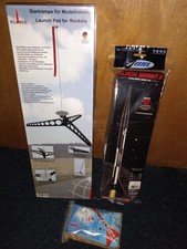 Estes Black Brant II Model Rocket and Klama Launch Pad