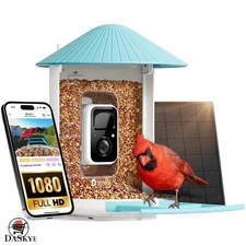 Birdfy Smart Bird Feeder with AI Camera - Solar-Powered Beauty for Birdwatching