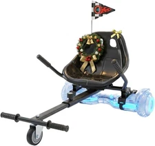 Go Kart Seat Attachment for Self-Balancing Scooter – Adjustable Frame Fits 6.5