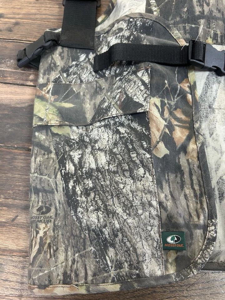 Mossy Oak Vintage Breakup L/XL Vest National Wild Turkey Federation Jakes - Image 4 of 4