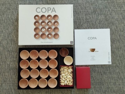 COPA Steffen Spiele Das Schalenspiel Holz rar 4 in 1  KALA RONDA HOPPER DA CAPO