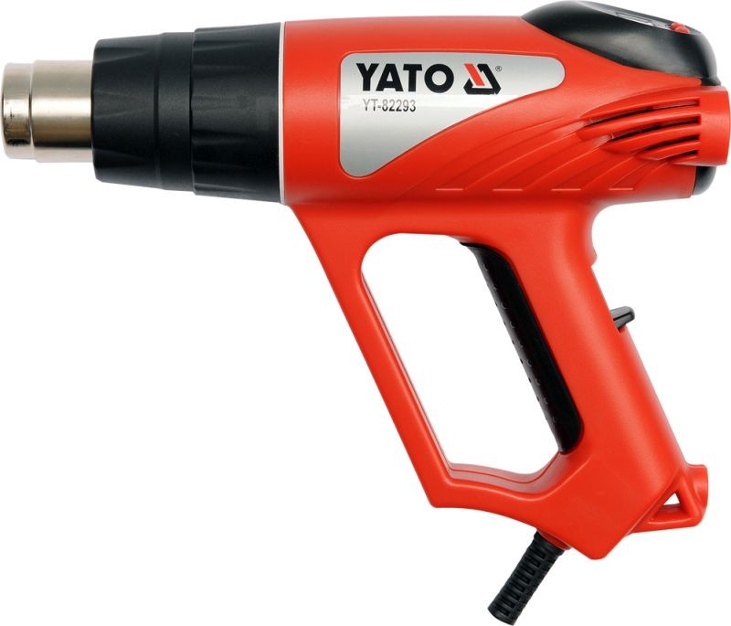 YATO YT-82293 Heißluftpistole 2000 W 70~600 °C LCD-Display mit Zubehör - Image 4