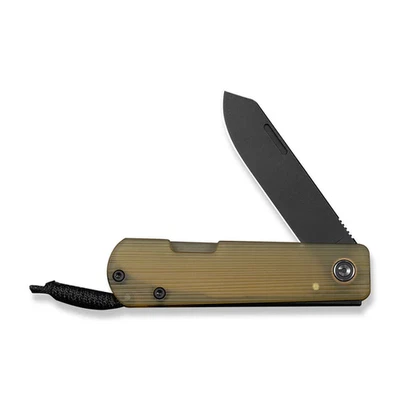 Civivi Knives Slippy Sendy C24075A-1 Amber Ultem Nitro-V Stainless Steel Knife