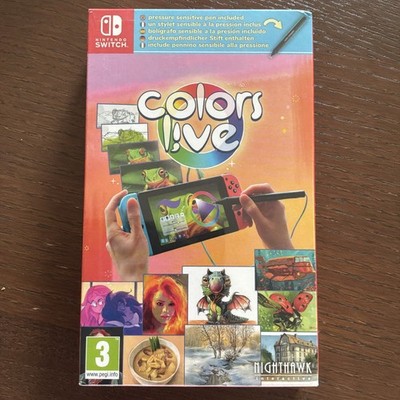 Colors Live Nintendo Switch Spiel mit Sonar Pen, UK Version Komplettset