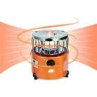 Orange 2 in 1 Portable Heater & Stove Tent Camping Outdoor Cooking Propane Gas