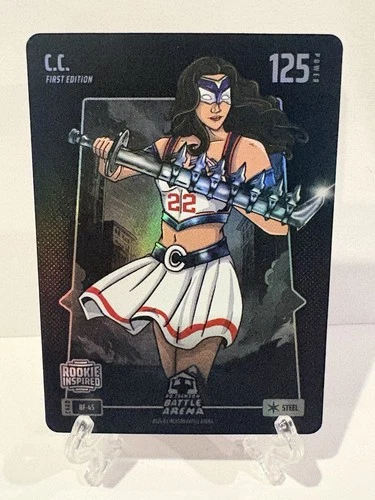 Bo Jackson Battle Arena Alpha Edition #BF-45 C.C. Steel Battlefoil Caitlin Clark