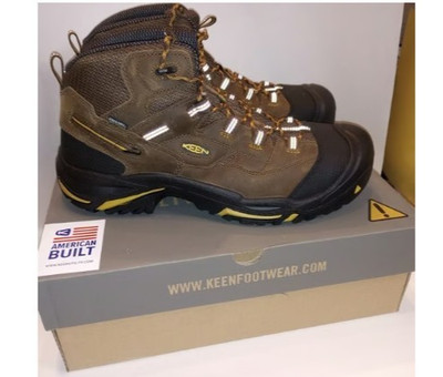 New In Box Keen Braddock Mens Size 15EE Steel Toe Work Boot EH rated U.S. Built