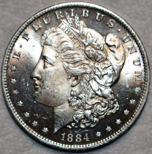 Brilliant Uncirculated 1884-O Morgan Dollar, Razor-Sharp & Proof-Like!