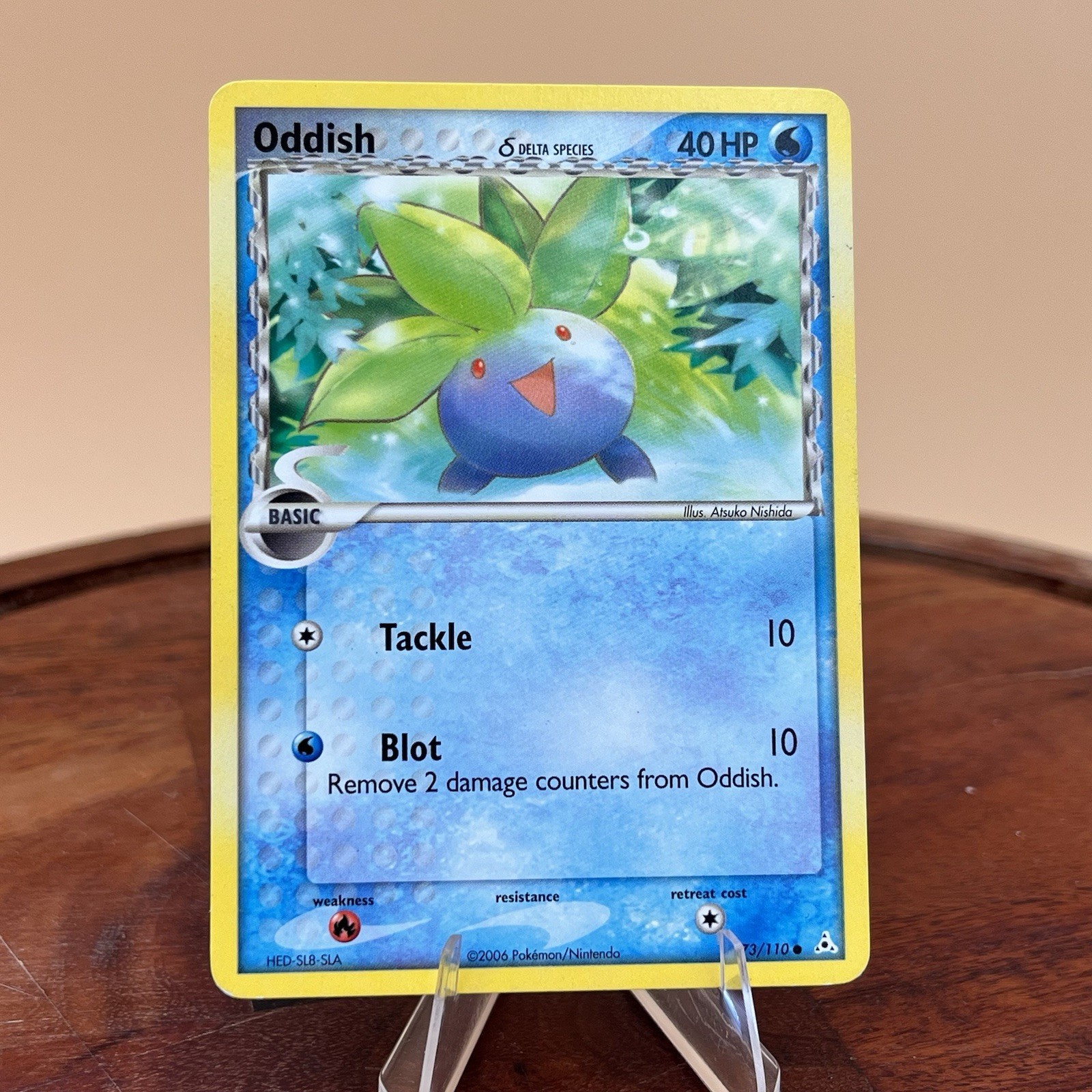 Oddish 73/110 EX Holon Phantoms Pokemon Card