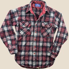 Vintage Pendleton Wool Shirt Men S Red Plaid Country Traditionals Grandpacore