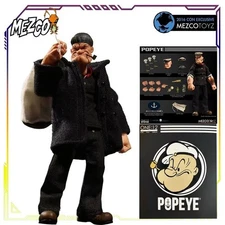 Mezco Toyz Popeye Luxury Edition | Poseable Action Figure Set Collector Model