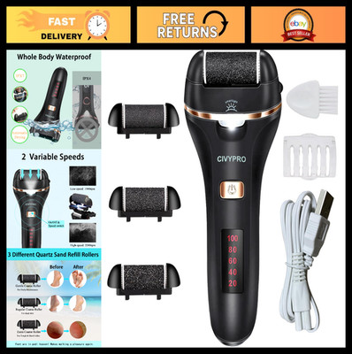 Rechargeable Electric Foot Callus Remover - Waterproof Pedicure Tool, Dead Skin