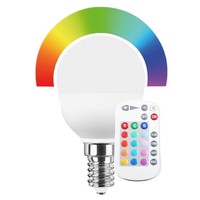Led Smd Lampe G45, E14, 5,5W, 470Lm, 2700K, Rgb