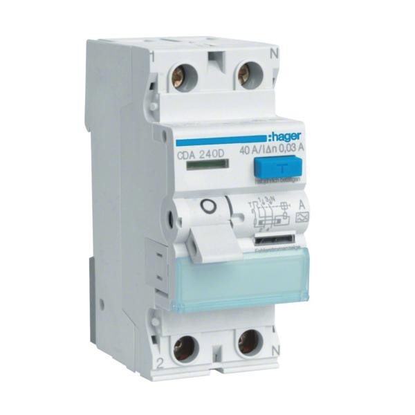 4064450 Hager Hager CDA240D 2P interruttore automatico