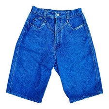 Vtg 90s Rockies Rocky Mountain Jeans Bareback Denim Shorts Jorts Women's 28/7