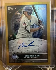 🔥 Rare  2024 Topps Pro Debut Gold Foil   BROOKS LEE On Card Auto /50