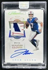 2018 Panini Flawless Josh Allen Signature Gloves Silver Auto RC #/15 Bills