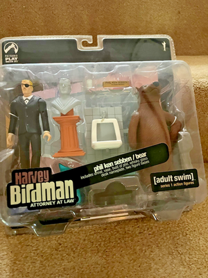 ゾルメン 泥玩具 バードマン THE BIRDMAN ソフビ フィギュア HARVEY BIRDMAN Action Figures ADULT SWIM Phil Ken Sebben BEAR