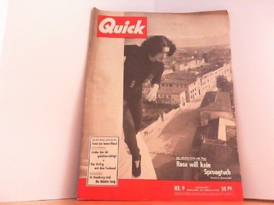 QUICK. Nr. 9 / 28. Februar 1954. 7. Jahrgang. Diedrich Kenneweg (Hrsg.):